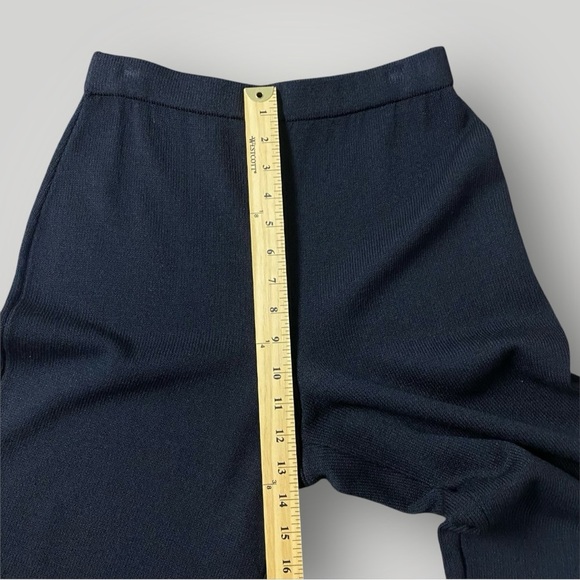 ST.JOHN  Santana Knit Pants Black Sz 6 - Picture 8 of 9